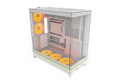 Kabinett - Montech HS02 PRO - Kabinett - Miditower - Hvit - HS02 PRO (W)