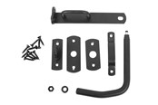 Beslag & Hengsler  - Home>it barn door handle matte black 26-50 mm. - 20553