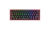 Tastatur - REDRAGON K616-RGB Fizz Pro - Gamingtastatur - Uten numpad - Engelsk (USA) - Svart - K616-RGB