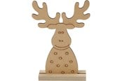 Arts & Crafts - Tilbehør - Creativ Company - Wooden Christmas figure reindeer - 54468