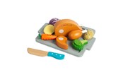 Treleker - Bigjigs Wooden Roast Dinner Playset 12pcs. - 37043