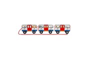 Babyleker - Bigjigs Wooden London Pull Bus - 37047