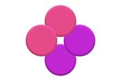 Hodetelefoner - Mondo by Defunc Mondo Ear Cushions Freestyle Pink/Purple - M1304