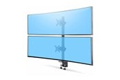 Veggmontering, AV-braketter & AV-møbler - StarTech.com Desk Mount For 2x Vertically Stacked Monitors - Max 32 kg - recommended for 17"-49" (ultrawide) - H2MPV-MONITOR-MOUNT