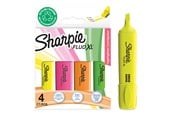 Skrive- & Tegneverktøy - Sharpie Fluo XL merkepenn | kileformet spiss | assorterte selvlysende | 4 stk. - 2190473