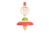 Treleker - Bigjigs Wooden Pull Rope Spinning Top - 36068