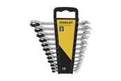 Håndverktøy - Stanley Ratchet Wrenches Set - 12 Pcs - STMT82847-0