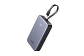 Nødlader - UGREEN Power Bank 20000mAh 22.5W with Integrated USB-C Cable Nødlader - 20000 mAh - 45762-UG