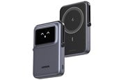 Nødlader - UGREEN Uno Magnetic Trådløs 7,5 W Nødlader - Grey - 10000 mAh - 45327-UG