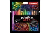 Skrive- & Tegneverktøy - STABILO pointMax - Hardtip Fineliner - ARTY - Set 15 Pieces - 488/15-1-20