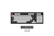 Tastatur - Keychron Q5 HE 96% Knob Wireless Tri-Mode QMK - Gateron 2.0 Magnetic Switch - Carbon Black - Gamingtastatur - Nordisk - Svart - Q5H-M1-BO