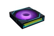 Kabinettvifte - Lian Li UNI FAN SL INF Wireless Reverse Black - 120mm - Kabinettvifte - 120mm - Svart med RGB LED-lys - 30 dBA - G99.12RSLIN1W1B.00