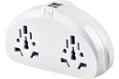 Mobil - Adaptere og ladere - Go Travel Adapter för Duo-USA + USB - 5016326606326