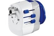 Mobil - Adaptere og ladere - Go Travel Adapter över hela världen + USB-A + USB-C - 5016326101807