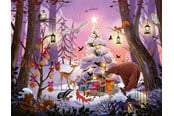 Puslespill - Ravensburger Christmas in the Woods - 12001417