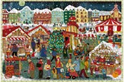 Puslespill - Ravensburger Christmas, Wooden 500pc - 12001539
