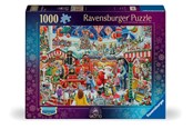Puslespill - Ravensburger Christmas No29: Santa's Steam Train Grotto , 1000pc - 12001583