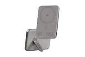 Nødlader - empower by PanzerGlass empower Bank w. Spin Stand | 5000mAh | Titanium Nødlader - Sølv - 5000 mAh - EM34876