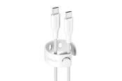 USB - empower by PanzerGlass Racing 60W USB-C to USB-C Cable | USB 2.0 | 1.2M | Silver White - EM52178