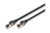 Nettverkskabel - DIGITUS patch cable - 50 cm - black - Svart - 0.5m - DK-1843-005
