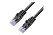 Nettverkskabel - X-SHIELD network cable - 50 cm - black - Svart - 0.5m - XS-CAT6-UUTP-BLK-50CM