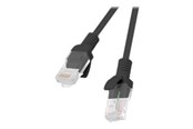 Nettverkskabel - Lanberg patch cable - 5 m - RAL 9004 black - Svart - 5m - PCU6-10CC-0500-BK