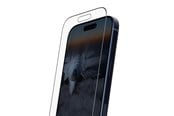 Mobil - Beskyttelsesglass - PanzerGlass Stealth Screen Protector w. Black Frame iPhone 17 Pro | Ultra-Wide Fit w. FASTFIT IN-A-BOX - PG69356