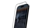 Mobil - Beskyttelsesglass - PanzerGlass Stealth Screen Protector w. Black Frame iPhone 17 | iPhone 16 Pro | Ultra-Wide Fit w. FASTFIT IN-A-BOX - PG54911