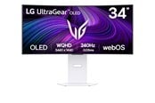 Skjerm - 34" LG UltraGear 34GX90SA - 3440x1440 (UWQHD) - 240Hz - OLED - 65W USB-C - 34GX90SA-W