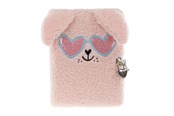 Skoleutstyr - Tinka DIARY PLUSH DOG ROSA M/GLASSES - 8-802177