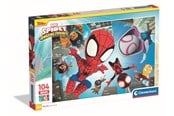Puslespill - Clementoni Jigsaw Puzzle Maxi Spidey and His Amazing 104pcs. Gulv - 23777