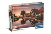 Puslespill - Clementoni Jigsaw Puzzle Zaanse Schans 1500 pcs. Gulv - 31734