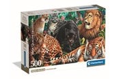 Puslespill - Clementoni Jigsaw Puzzle Wild Cats 500 pcs. Gulv - 35584