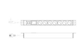 Strømkabel (ekstern) - DIGITUS - power distribution unit - DN-95407-FR