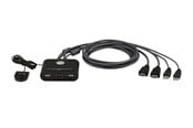 KVM-switch - ATEN CS22HF 2-Port USB FHD HDMI Cable KVM Switch - CS22HF-AT
