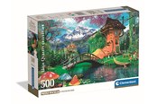 Puslespill - Clementoni Jigsaw Puzzle The Old Shoe House 500pcs. Gulv - 35596