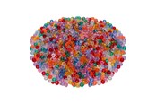 Kreative leker - Colorations - Pony Beads Transparent 6x9 mm 1000 pcs. - 43BL03