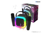 Musikk - Party Funlight Duo Karaoke Party Speaker W/ 2 x Mics - 605609
