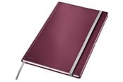 Blokker & Notisbøker - Leitz Style notatbok A4 80 rutede ark og innbundet omslag, rød - 44761028