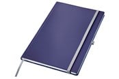 Blokker & Notisbøker - Leitz Style notatbok A4 80 linjerte ark og innbundet omslag, blå - 44751069