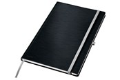 Blokker & Notisbøker - Leitz Style notatbok A4 80 rutede ark og innbundet omslag, sort - 44761094