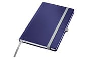 Blokker & Notisbøker - Leitz Style notatbok A5 80 rutede ark og innbundet omslag, blå - 44861069