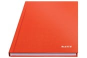 Blokker & Notisbøker - Esselte Notatbok Solid A5 Stivt omslag Rutet 90g/80 ark, lys rød - 46660020
