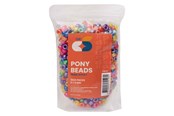 Kreative leker - Colorations - Pony Beads Mother of Pearl Effect 6x9 mm 1000 pcs. - 43BL04