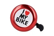 Sykkelutstyr - Forever “I Love My Bike” Bicycle Bell Red - BIKE00023