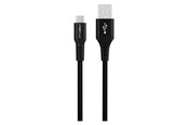 USB - GreyLime Braided USB-A to USB-C Cable Black 0.5 m - C21AC05M04