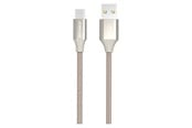 USB - GreyLime Braided USB-A to USB-C Cable Beige 1 m - C21AC1M02