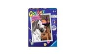 Kreative leker - Ravensburger CreArt Paint by Numbers - Sunset Horses - 200528