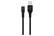 USB - GreyLime Braided USB-A to Lightning Cable Black 0.5 m - C21AL05M04