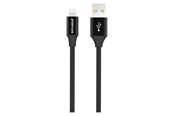 USB - GreyLime Braided USB-A to MFi Lightning Cable Black 1 m - C21AL1M04